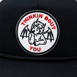 "THINKIN BOUT YOU" ROPE CAP (BLACK)