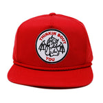 "THINKIN BOUT YOU" ROPE CAP (RED)