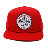 "THINKIN BOUT YOU" ROPE CAP (RED)