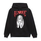 "ALONE" HOODIE (BLACK)