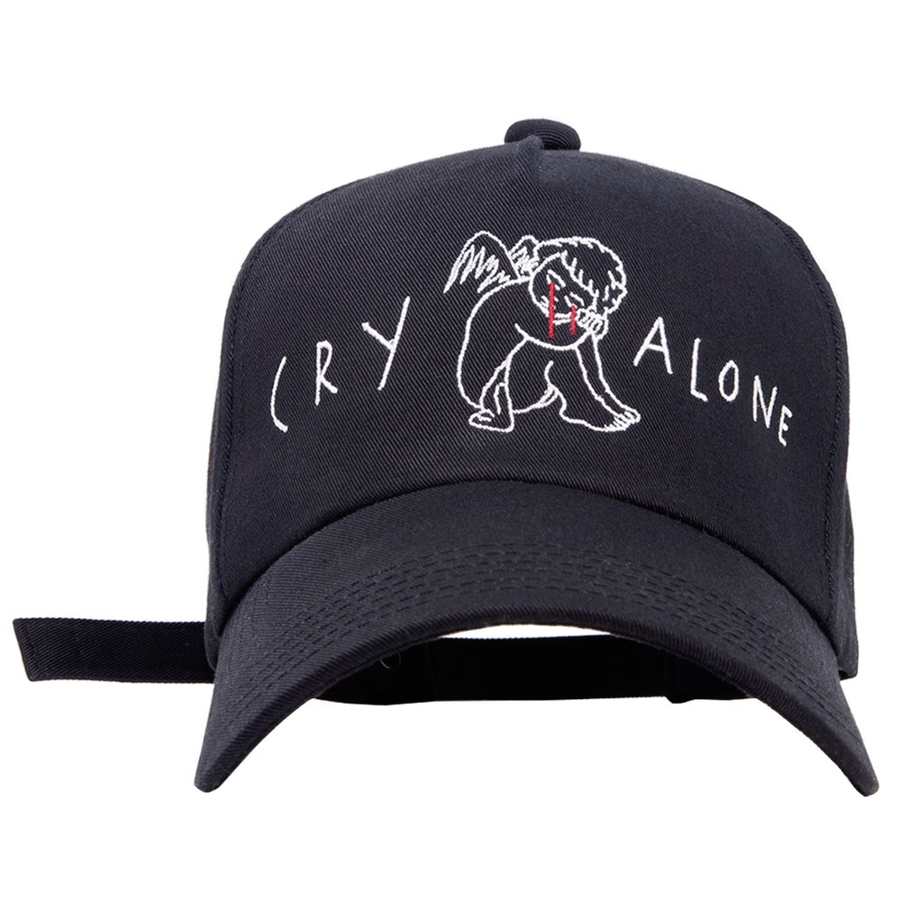 CRY ALONE CAP (BLACK)