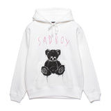 "SAD BOY" HOODIE (WHITE)